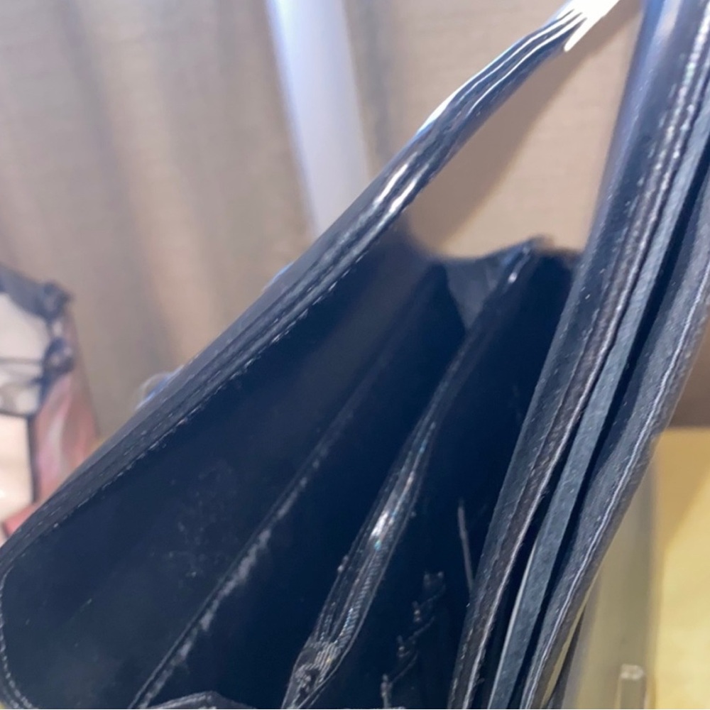 Classic Black Leather Briefcase - Picture 5 of 5